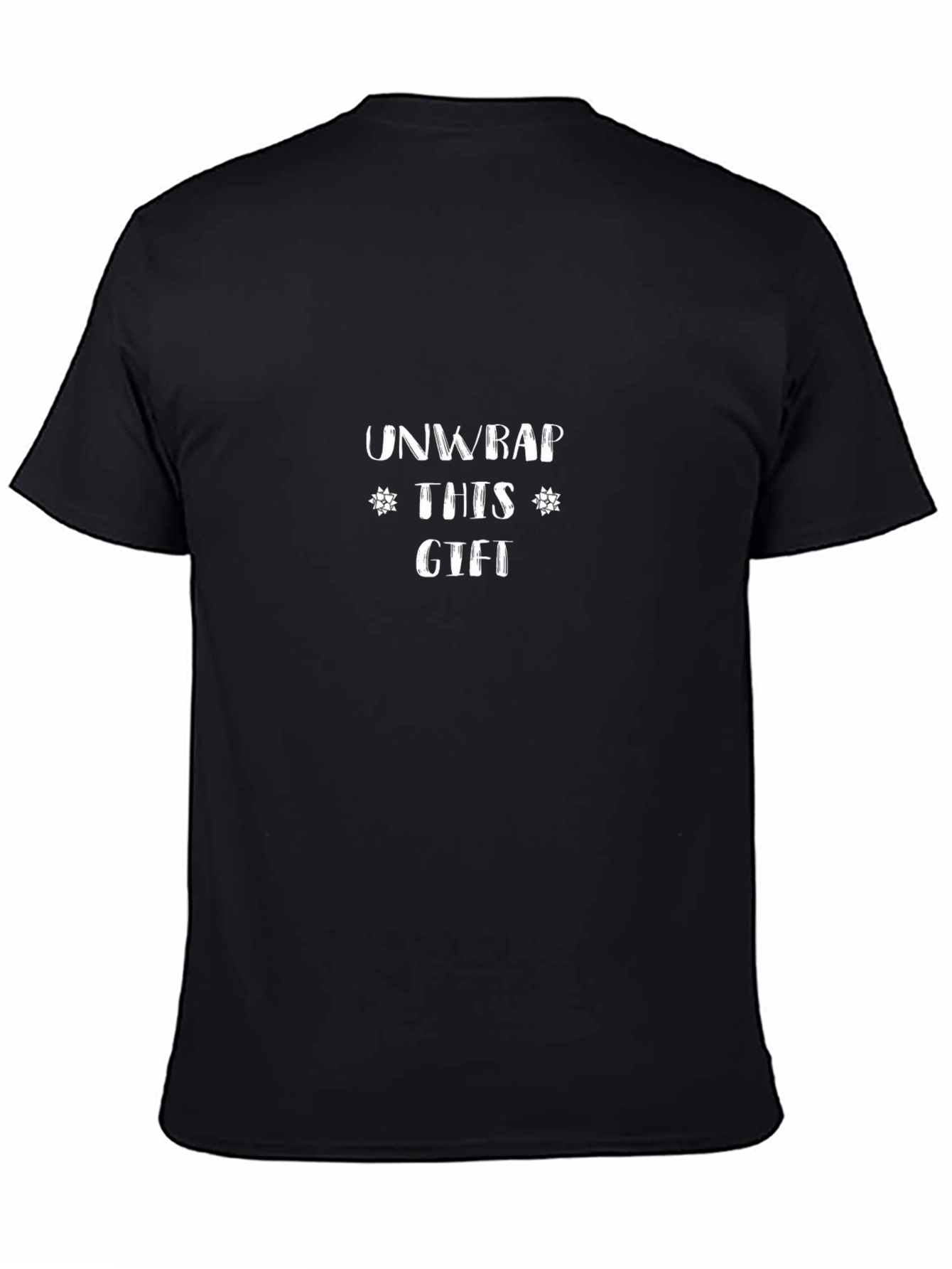 Unwrap This Gift Black T-Shirt