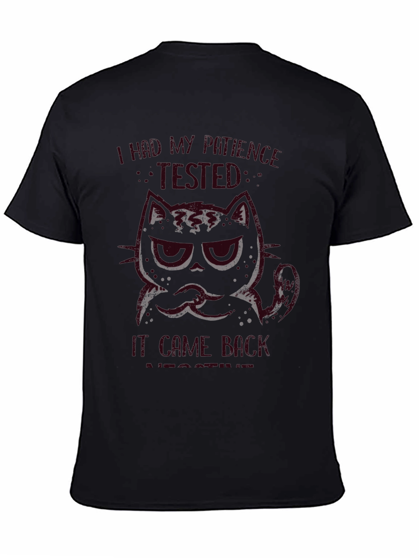 Grumpy Cat Patience Tested Graphic T-Shirt