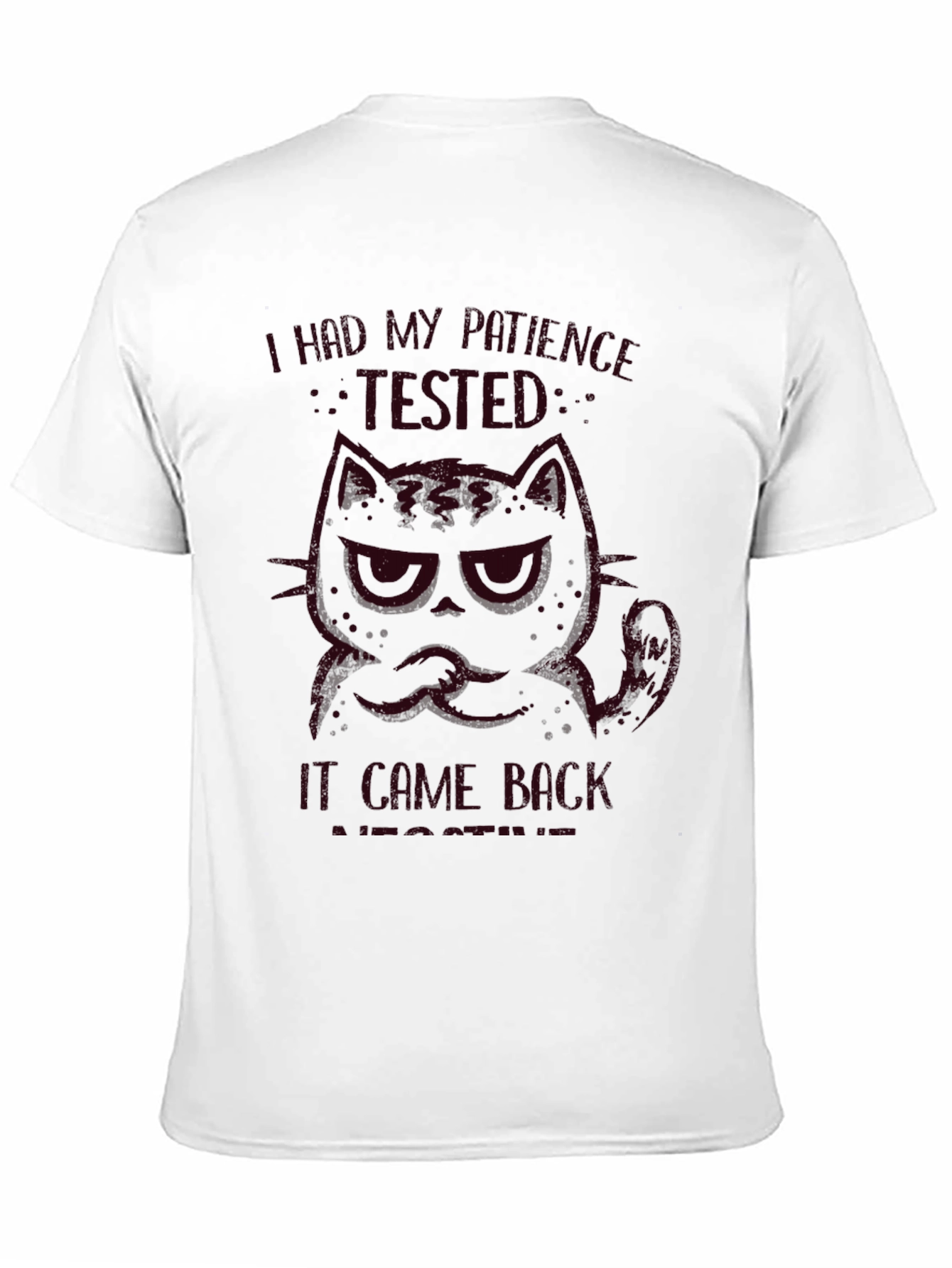 Grumpy Cat Patience Tested Graphic T-Shirt