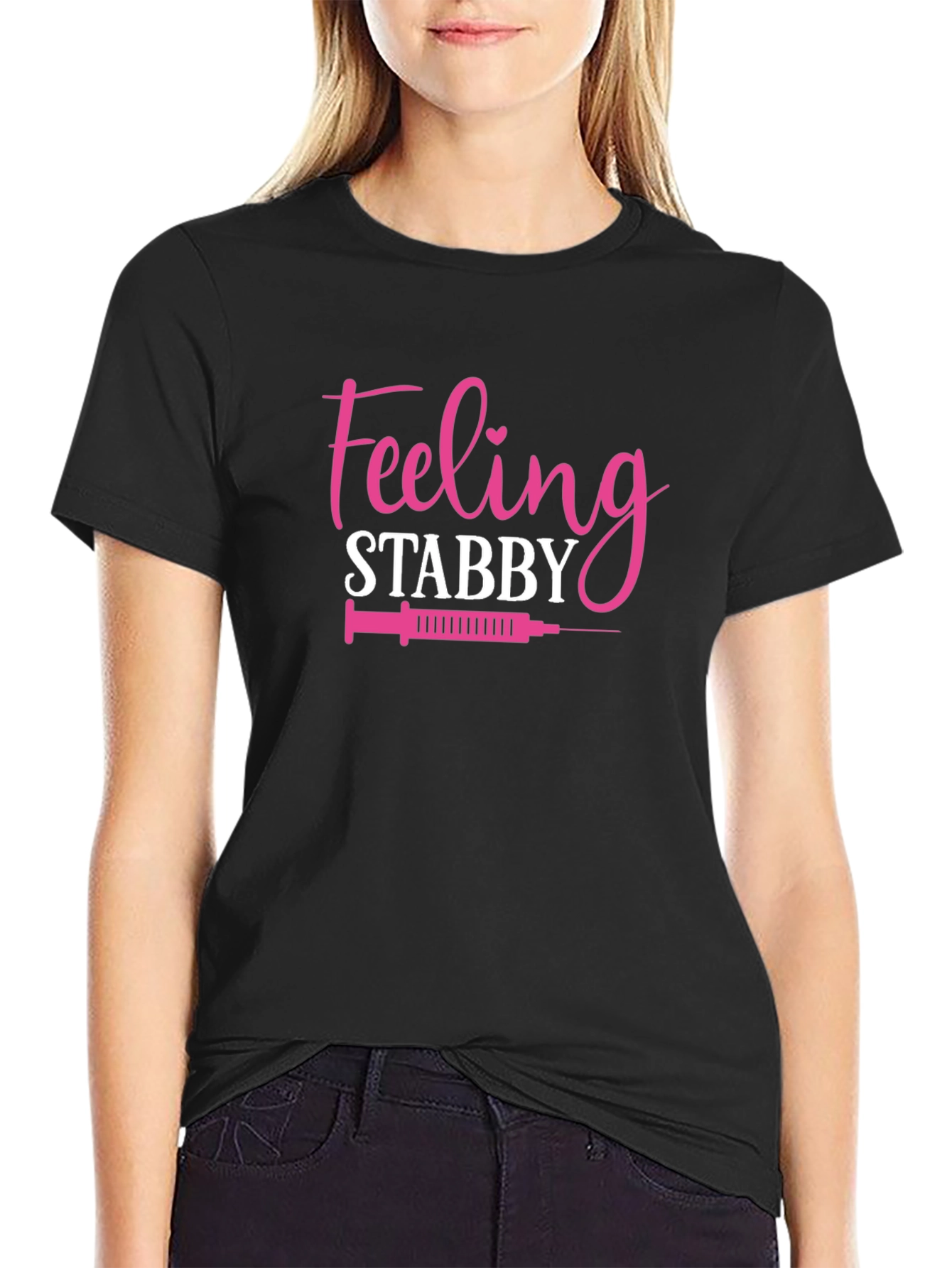 Feeling Stabby T-Shirt Funny Nurse Tee