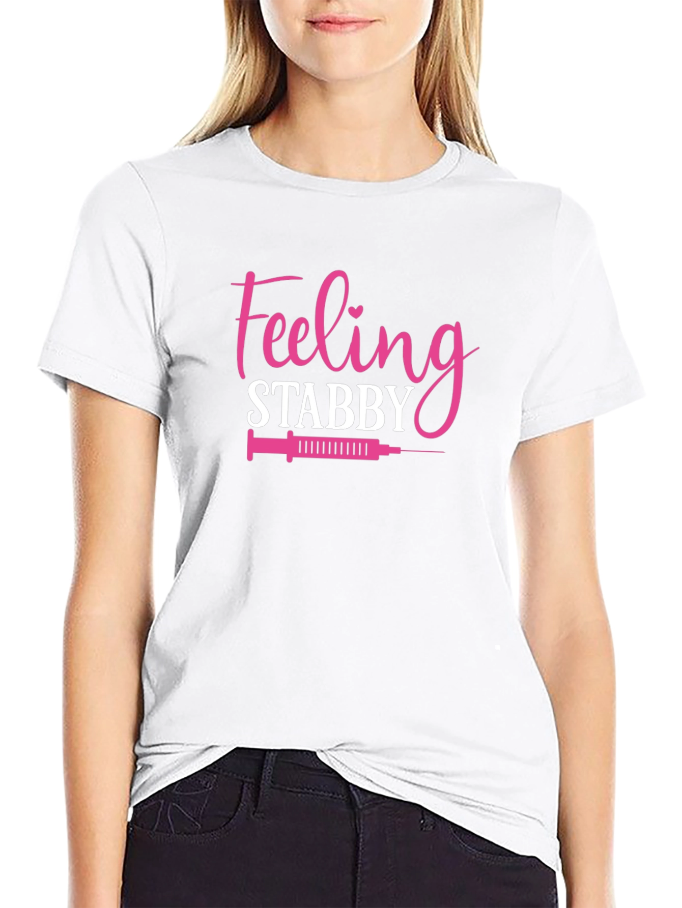 Feeling Stabby T-Shirt Funny Nurse Tee