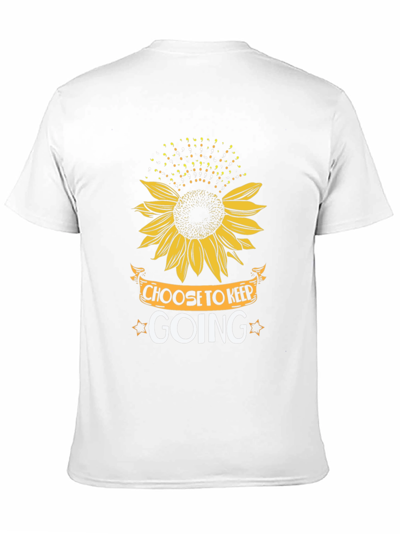Choose to Keep Going Sunflower Graphic T-Shirt