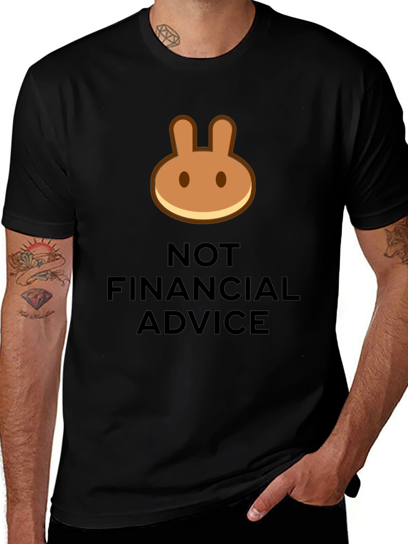 Rabbit Pancake T-Shirt - Not Financial Advice