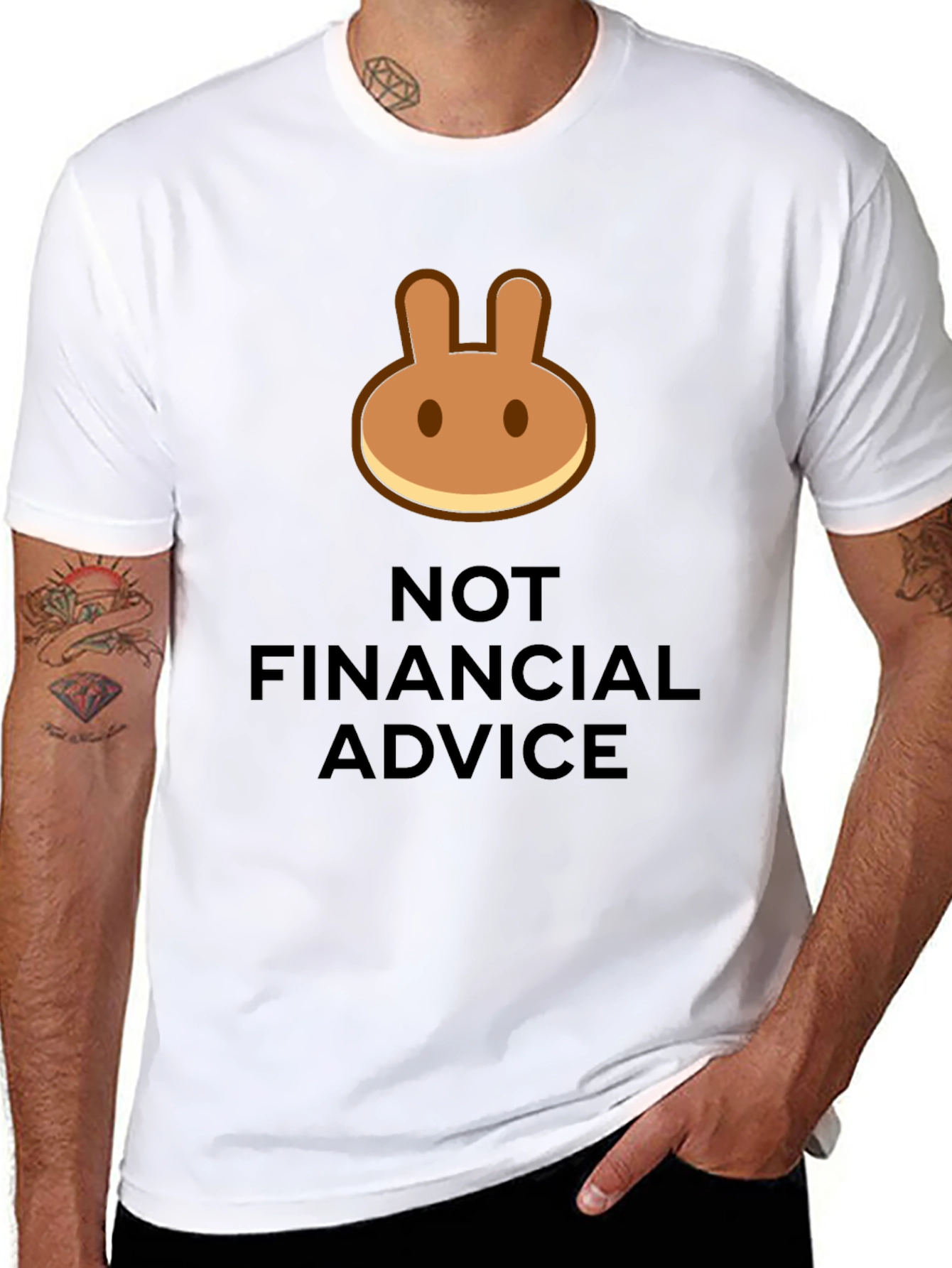 Rabbit Pancake T-Shirt - Not Financial Advice