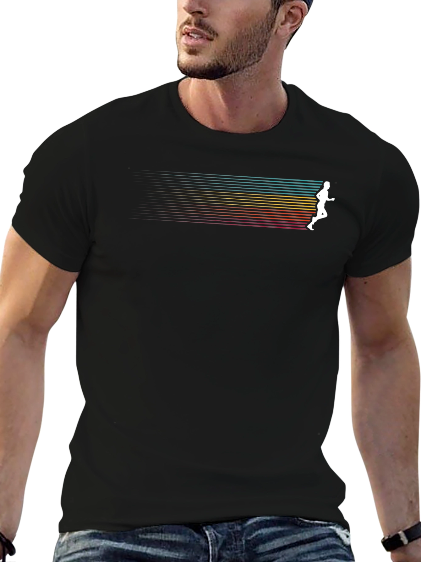 Retro Runner Graphic T-Shirt