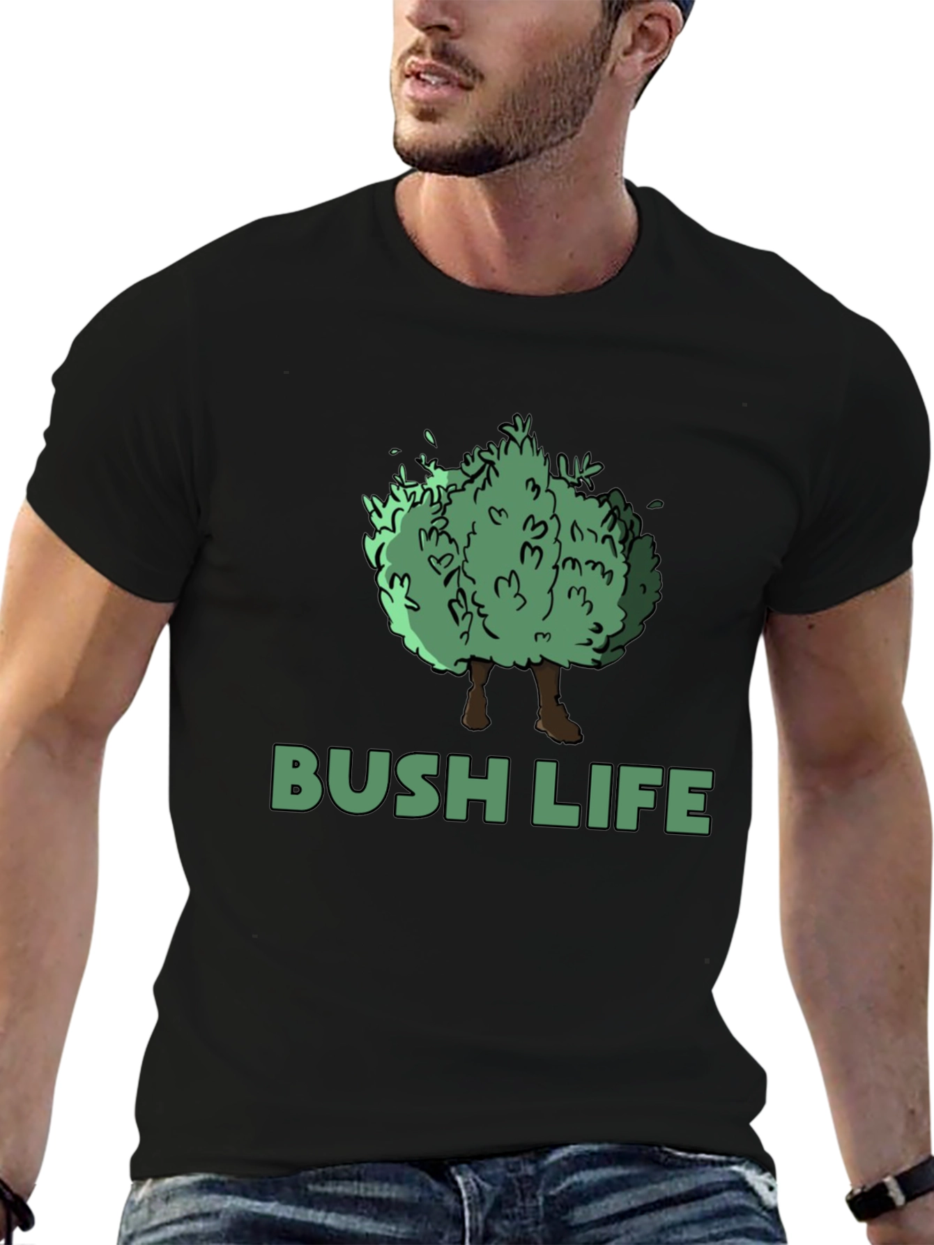 Bush Life Funny Graphic Tee