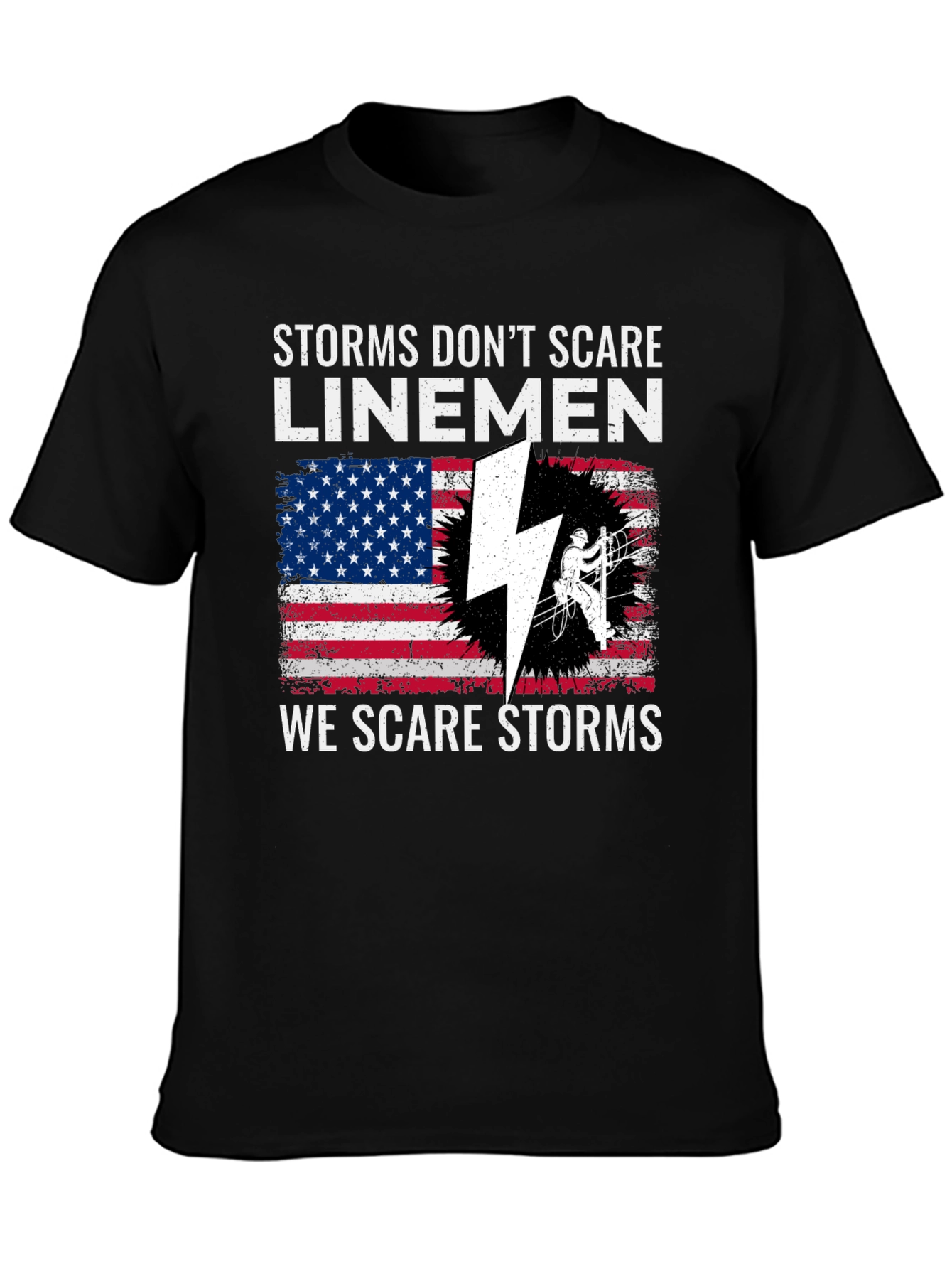 Linemen Storms Graphic T-Shirt