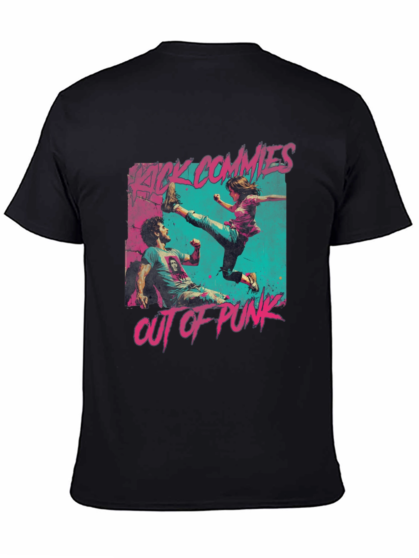 Kick Commies Out Of Punk Graphic Tee
