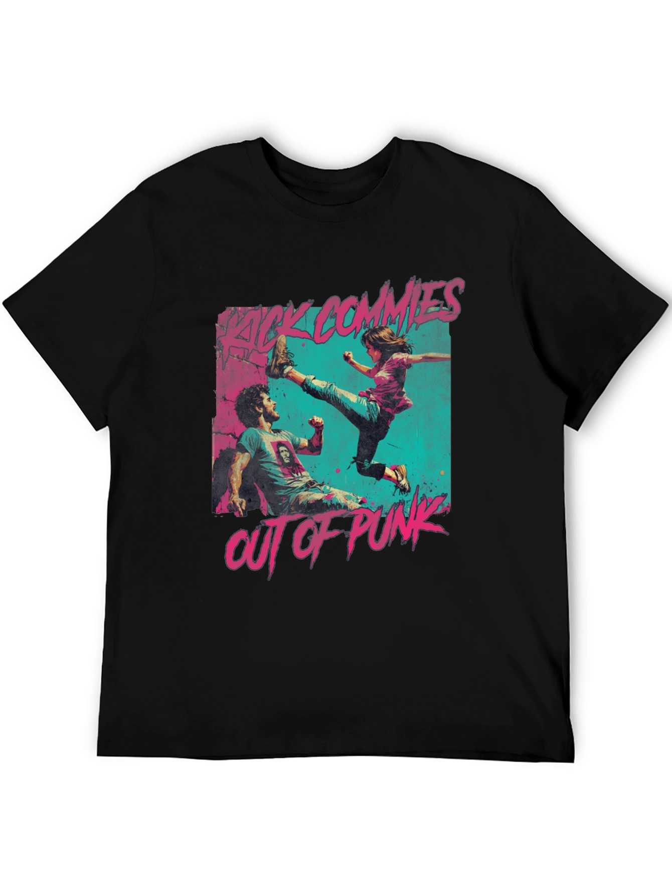 Kick Commies Out Of Punk Graphic Tee