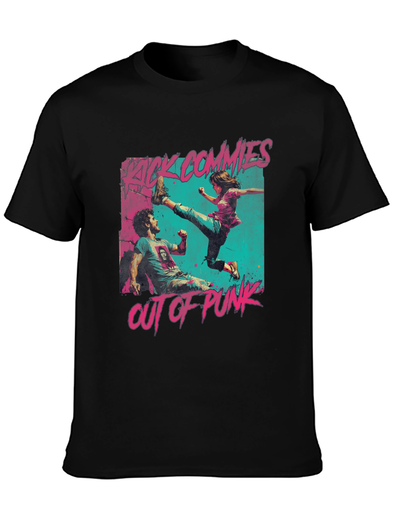 Kick Commies Out Of Punk Graphic Tee