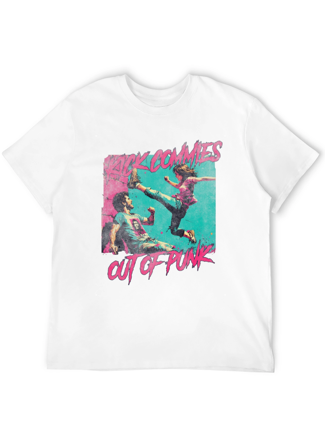 Kick Commies Out Of Punk Graphic Tee