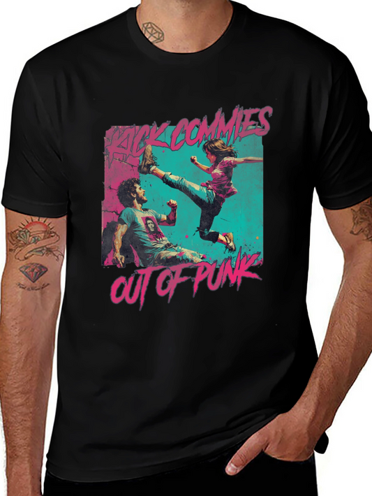 Kick Commies Out Of Punk Graphic Tee