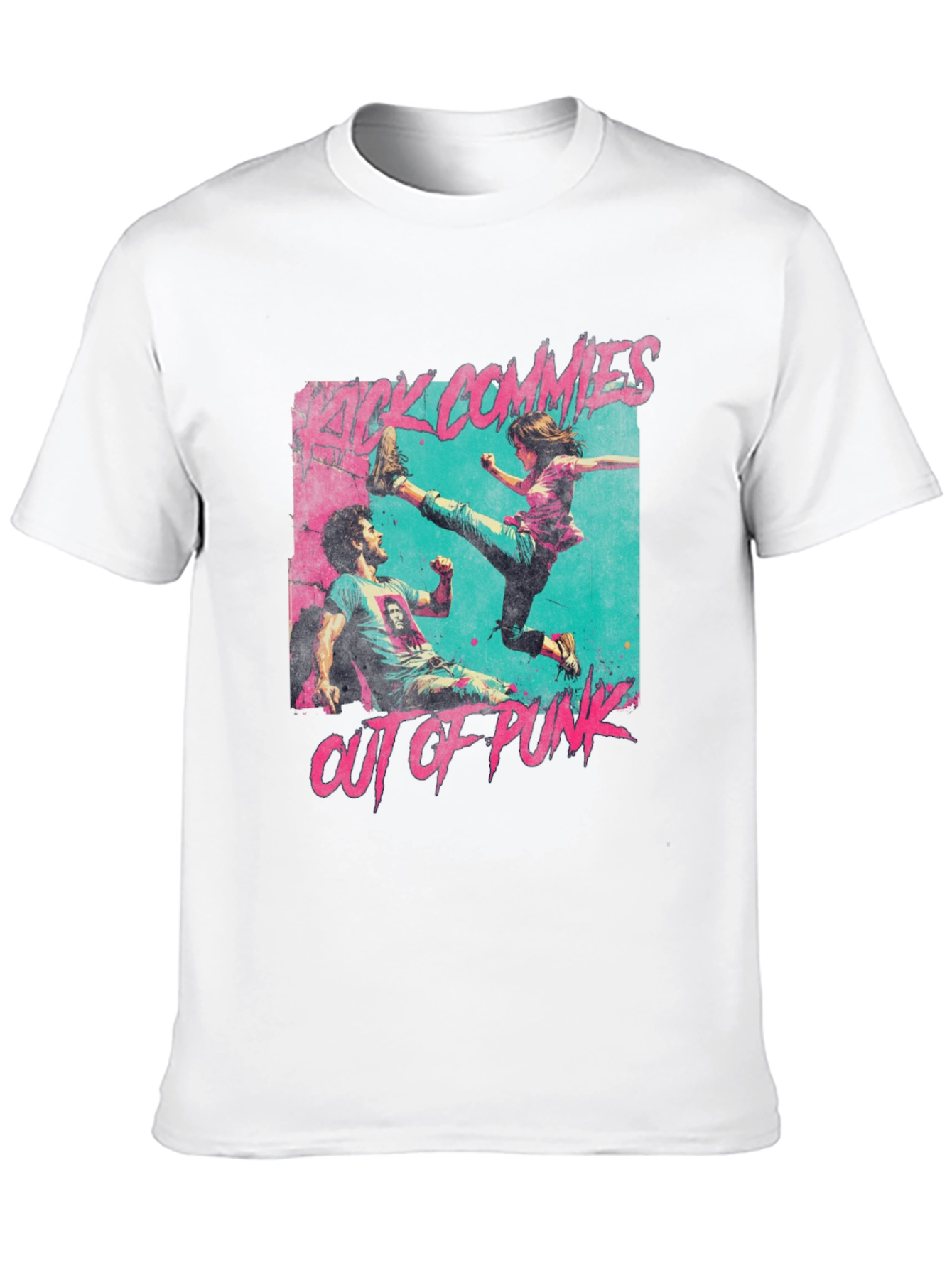 Kick Commies Out Of Punk Graphic Tee