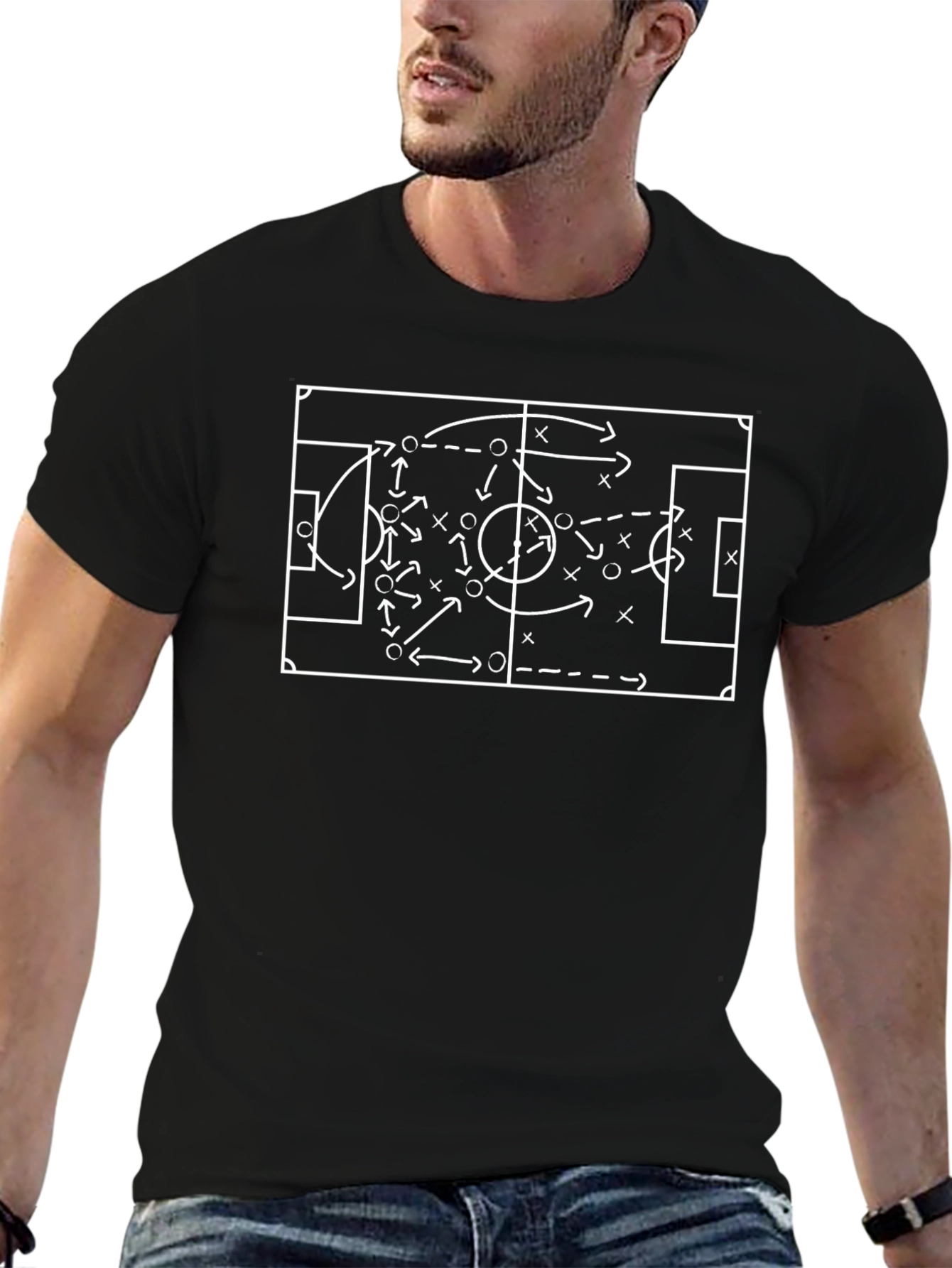 Soccer Strategy Graphic T-Shirt