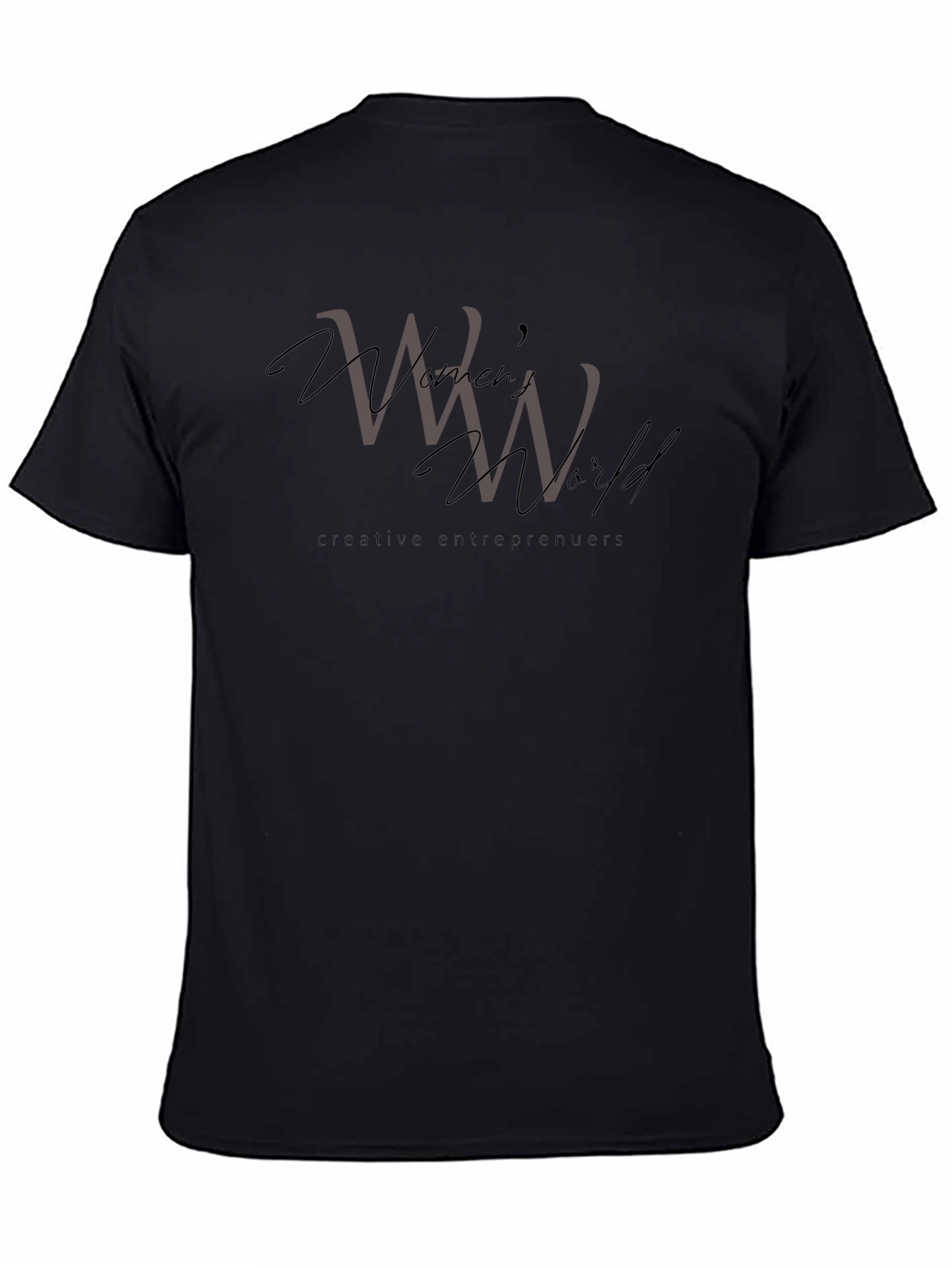 Womens World Creative Entrepreneurs Black Tee