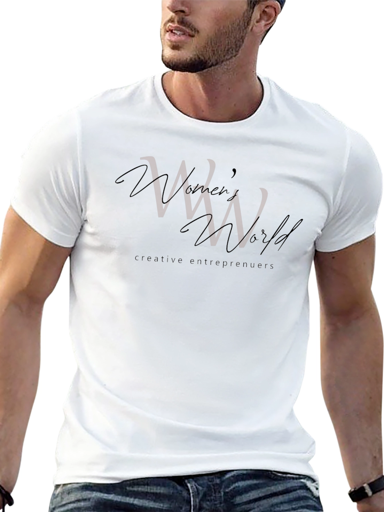 Womens World Creative Entrepreneurs Black Tee