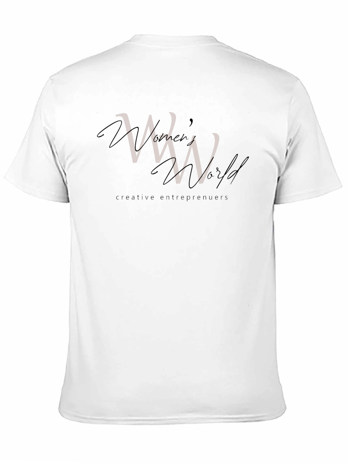 Womens World Creative Entrepreneurs Black Tee