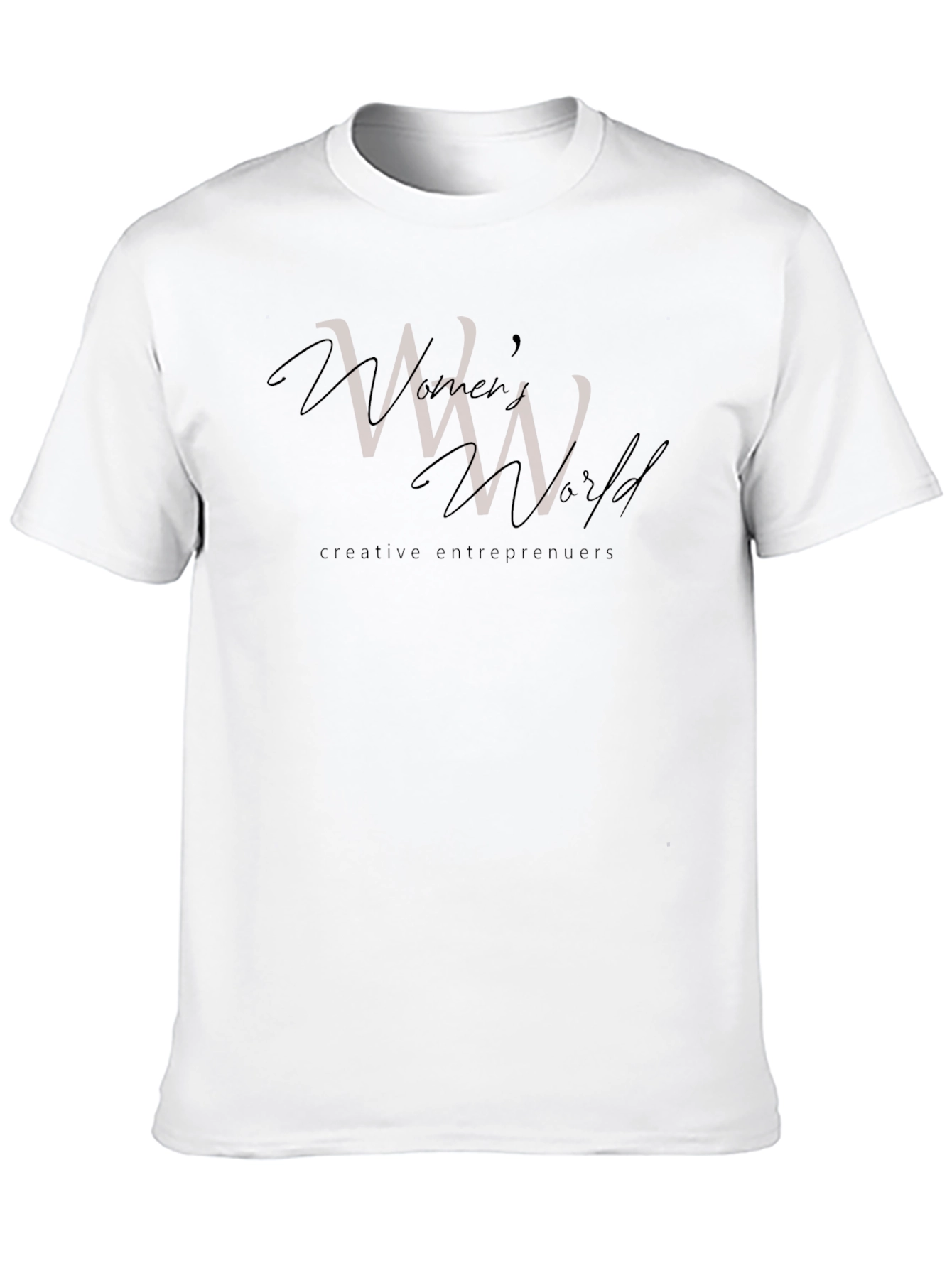 Womens World Creative Entrepreneurs Black Tee