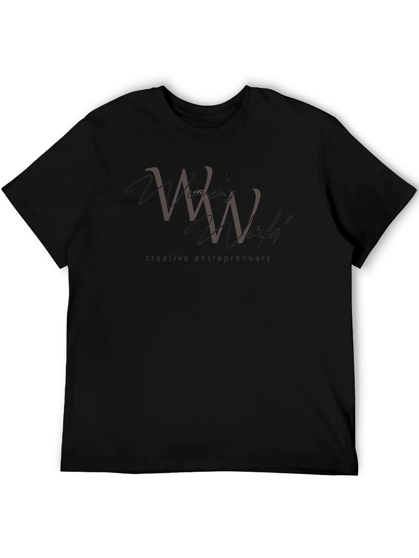 Womens World Creative Entrepreneurs Black Tee