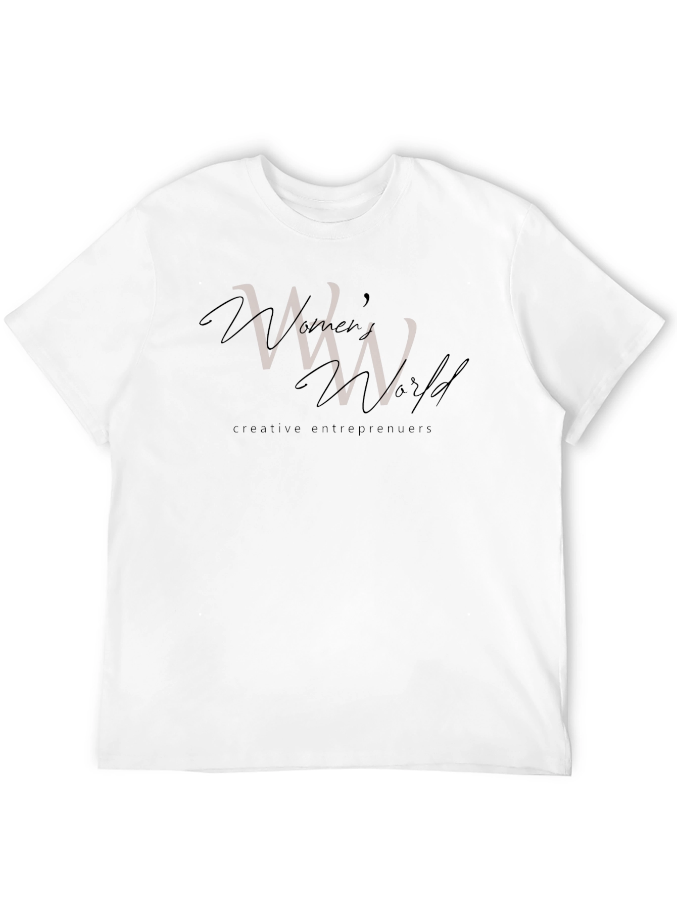 Womens World Creative Entrepreneurs Black Tee