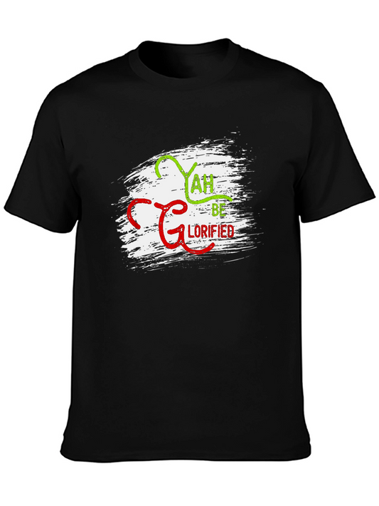 Yah Be Glorified Black Graphic T-Shirt
