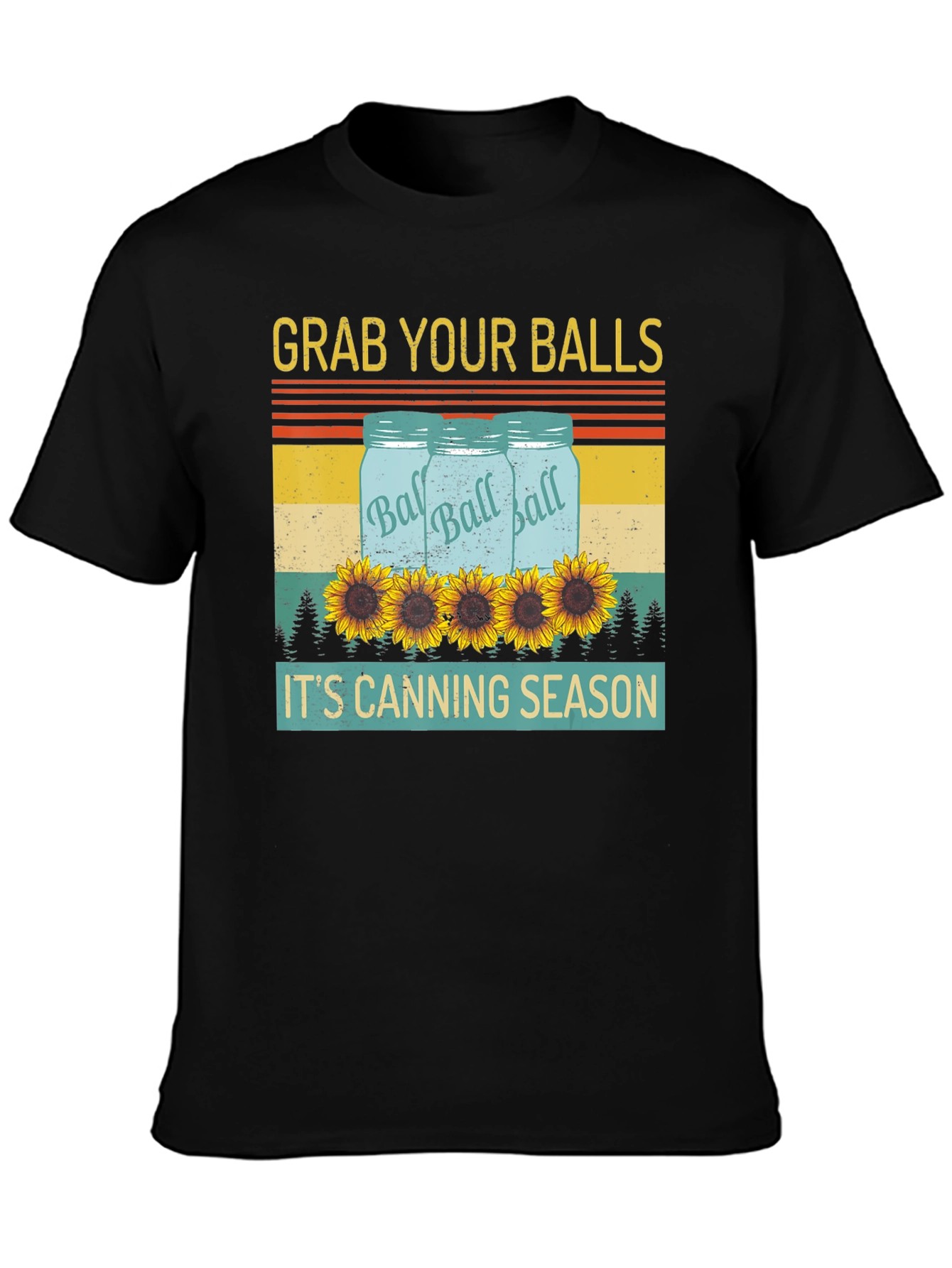 Grab Your Balls Canning Season Graphic T-Shirt