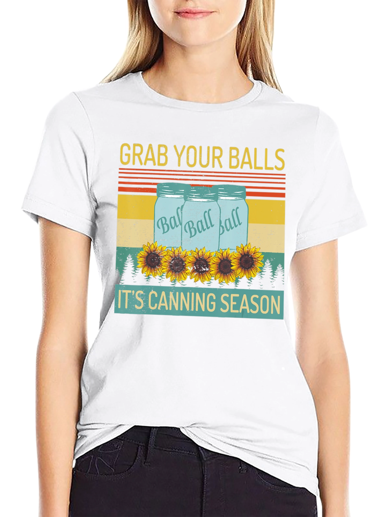 Grab Your Balls Canning Season Graphic T-Shirt