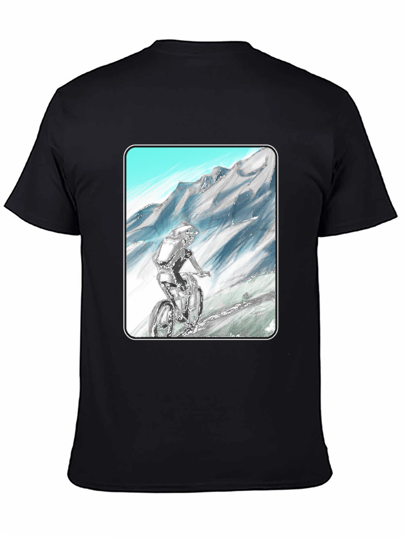 Mountain Biker Graphic Tee - Adventure Ready!