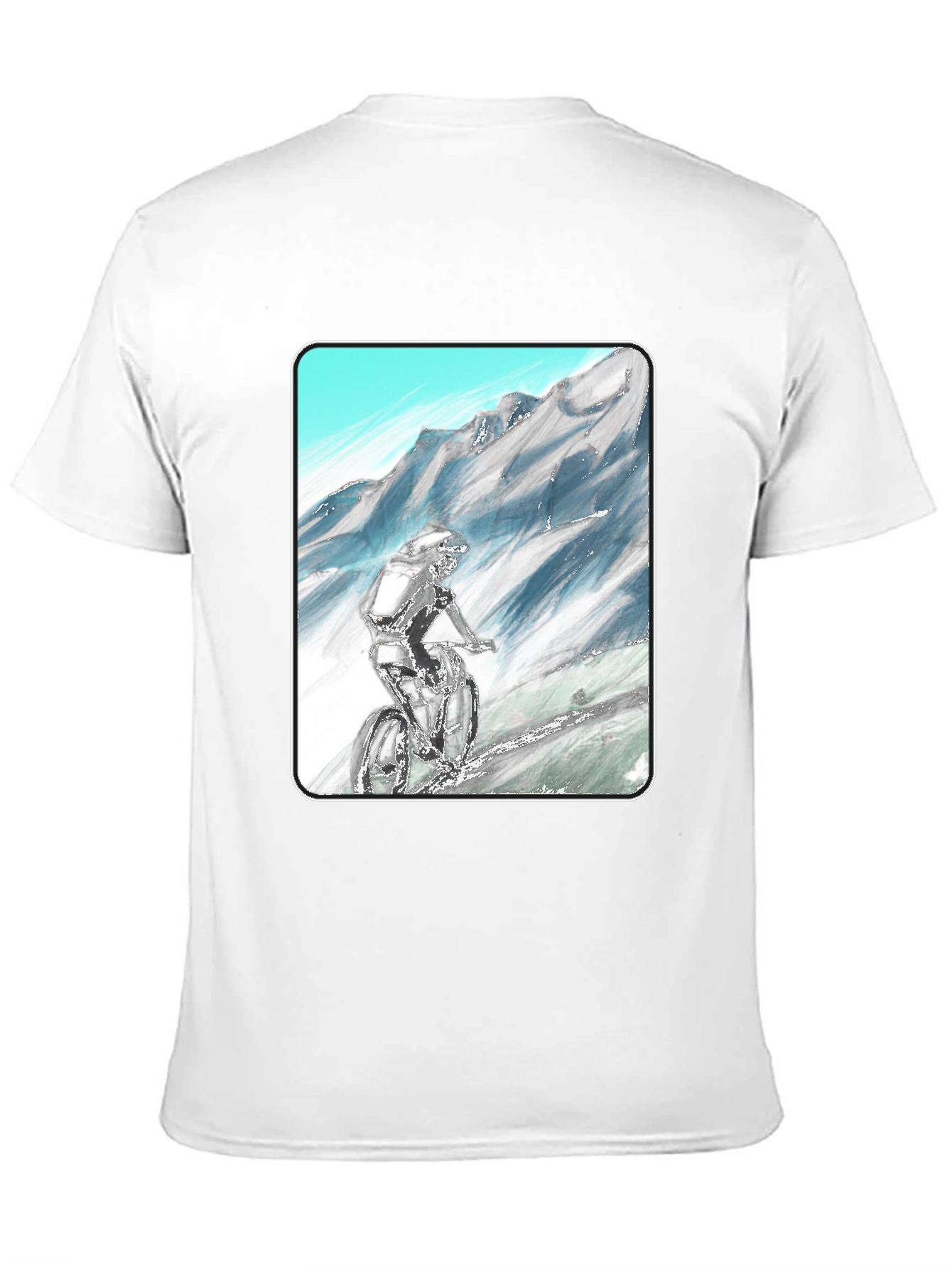 Mountain Biker Graphic Tee - Adventure Ready!