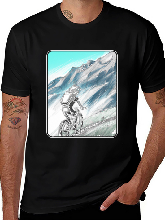 Mountain Biker Graphic Tee - Adventure Ready!