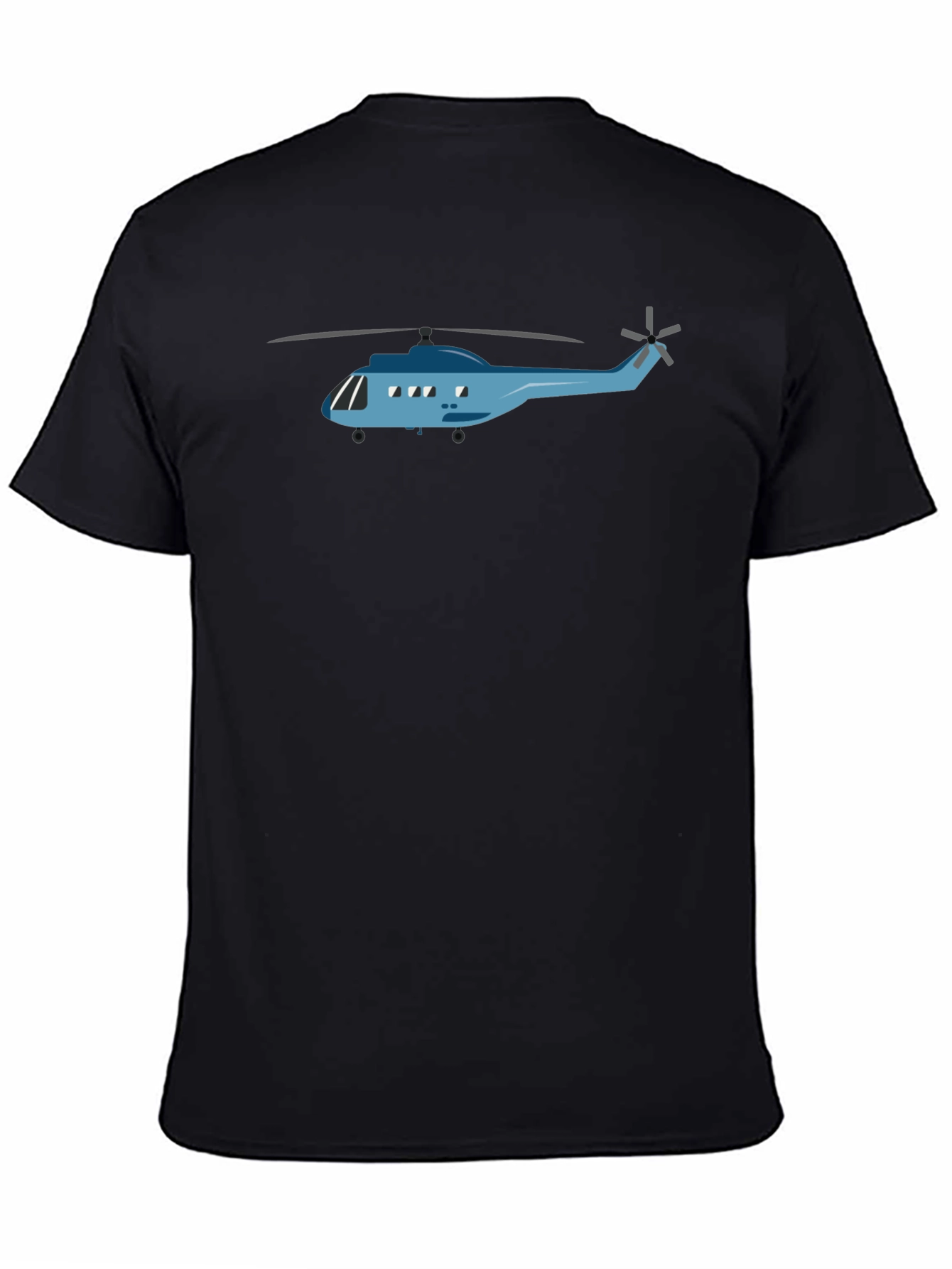Helicopter Graphic Tee - Cool Aviation Design