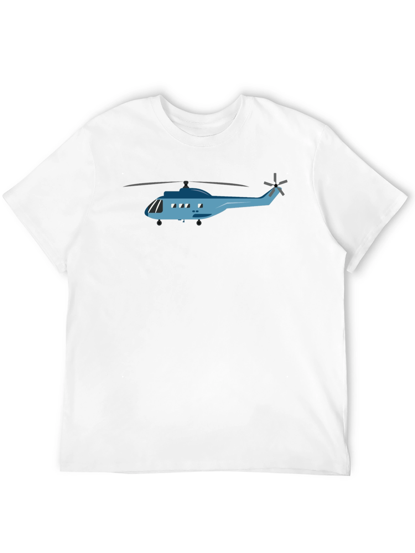 Helicopter Graphic Tee - Cool Aviation Design