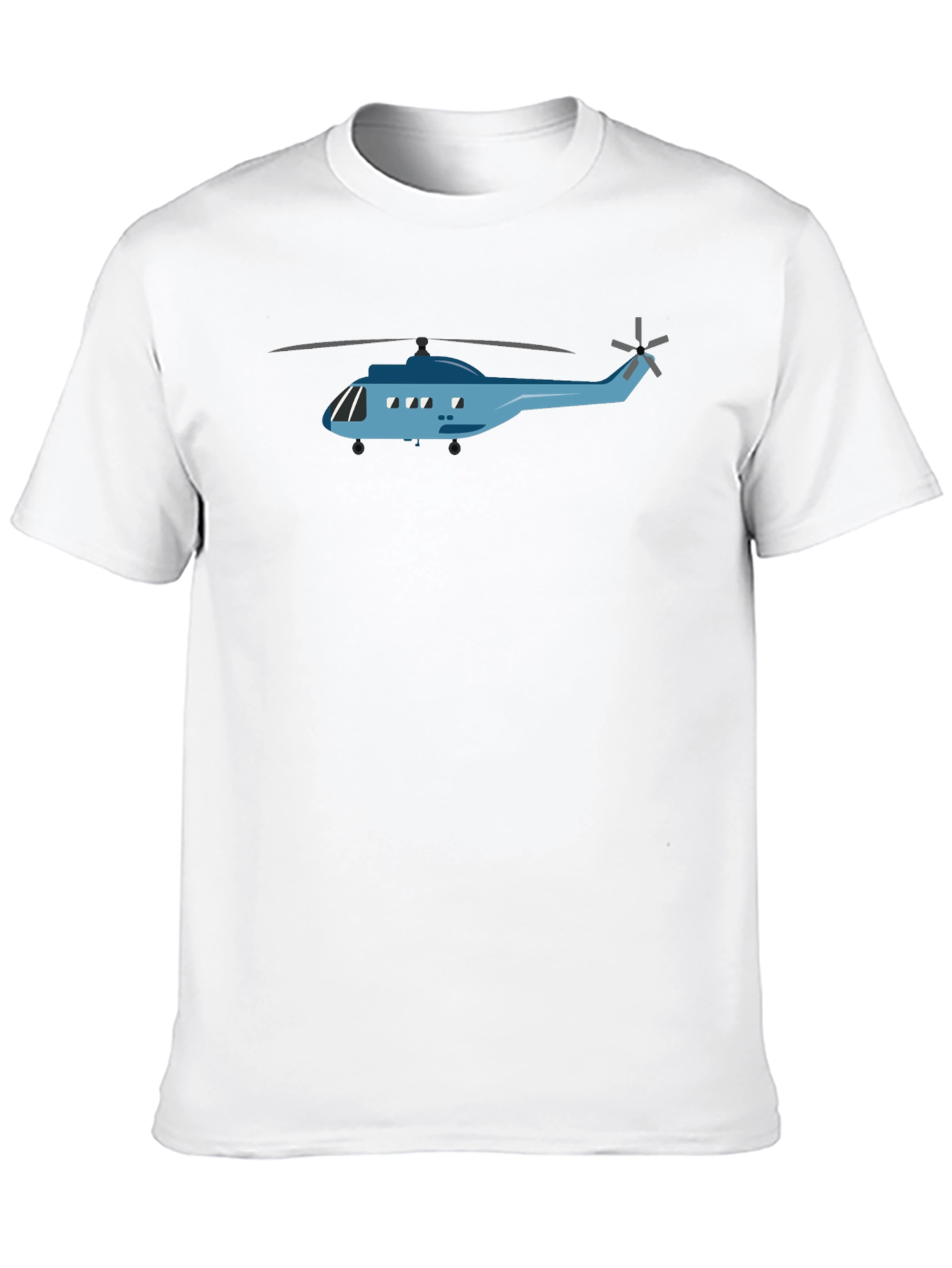 Helicopter Graphic Tee - Cool Aviation Design