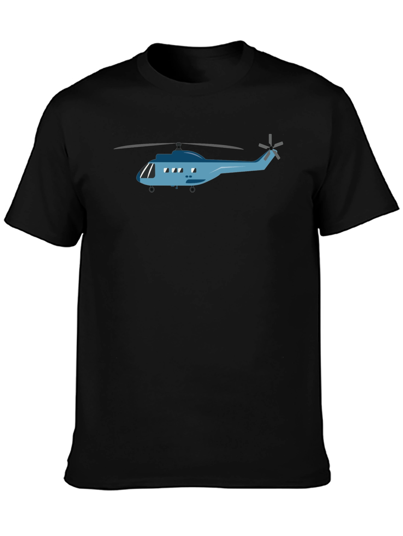 Helicopter Graphic Tee - Cool Aviation Design