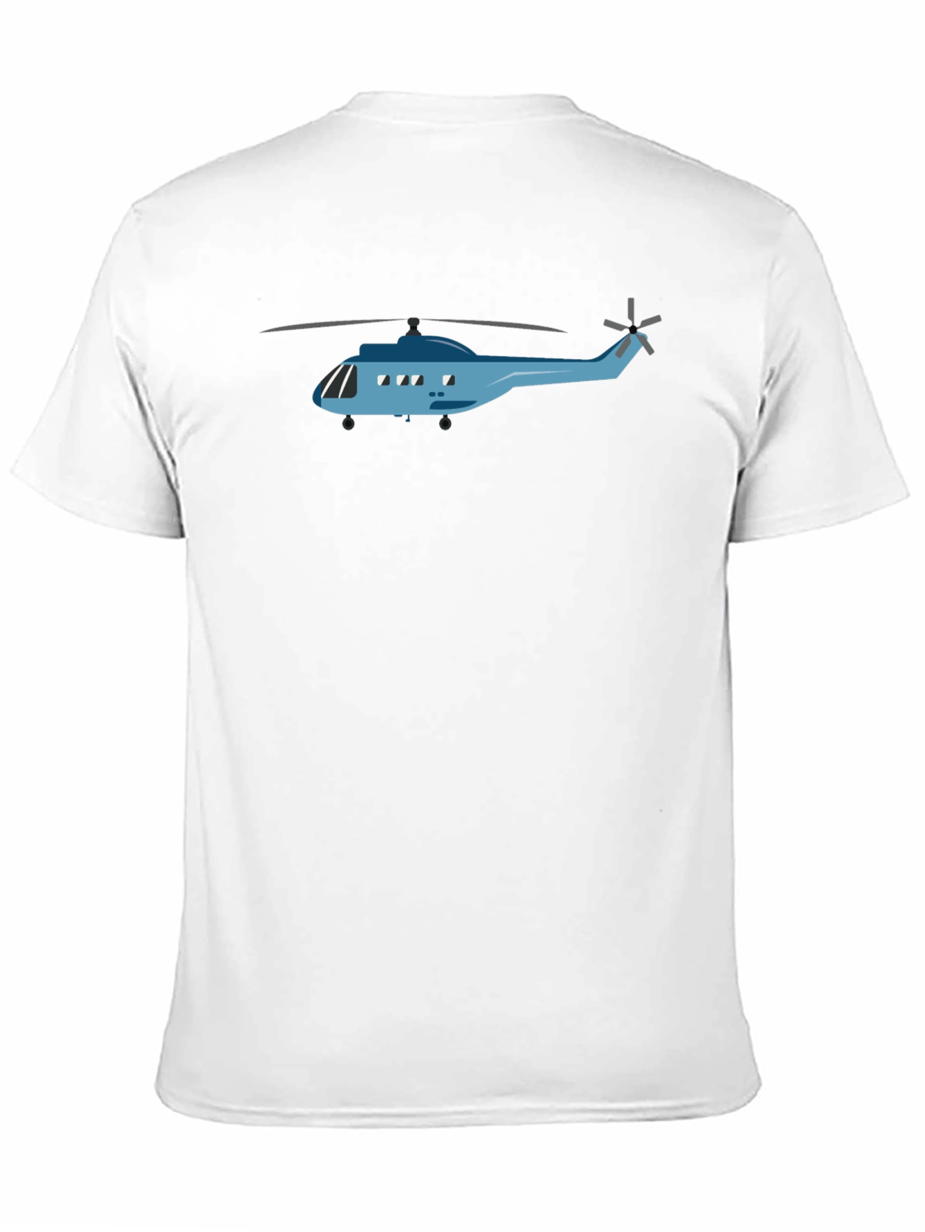 Helicopter Graphic Tee - Cool Aviation Design
