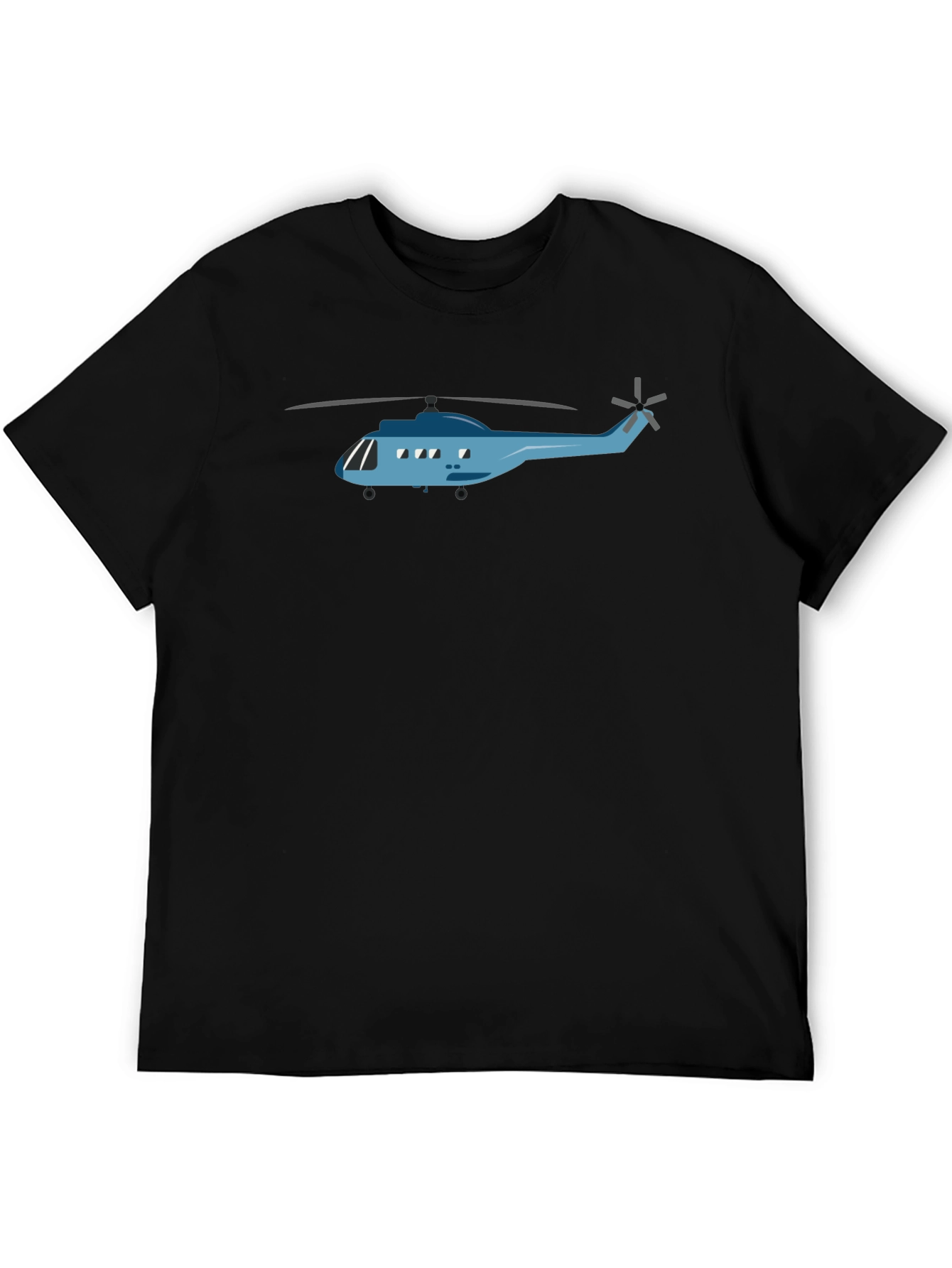 Helicopter Graphic Tee - Cool Aviation Design