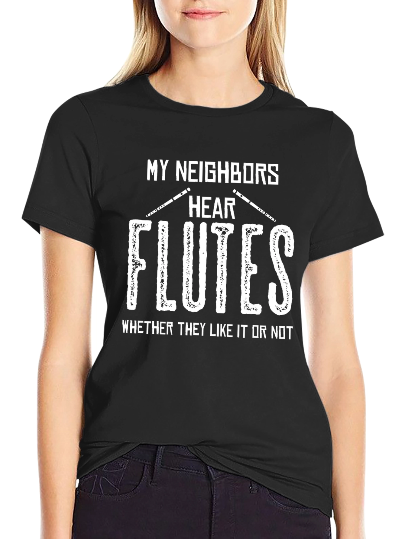 My Neighbors Hear Flutes T-Shirt