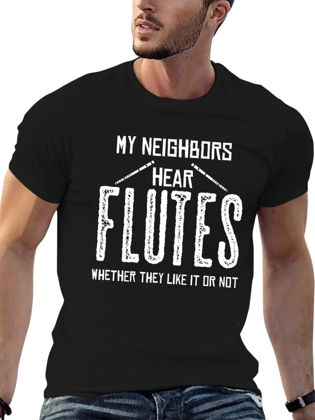 My Neighbors Hear Flutes T-Shirt