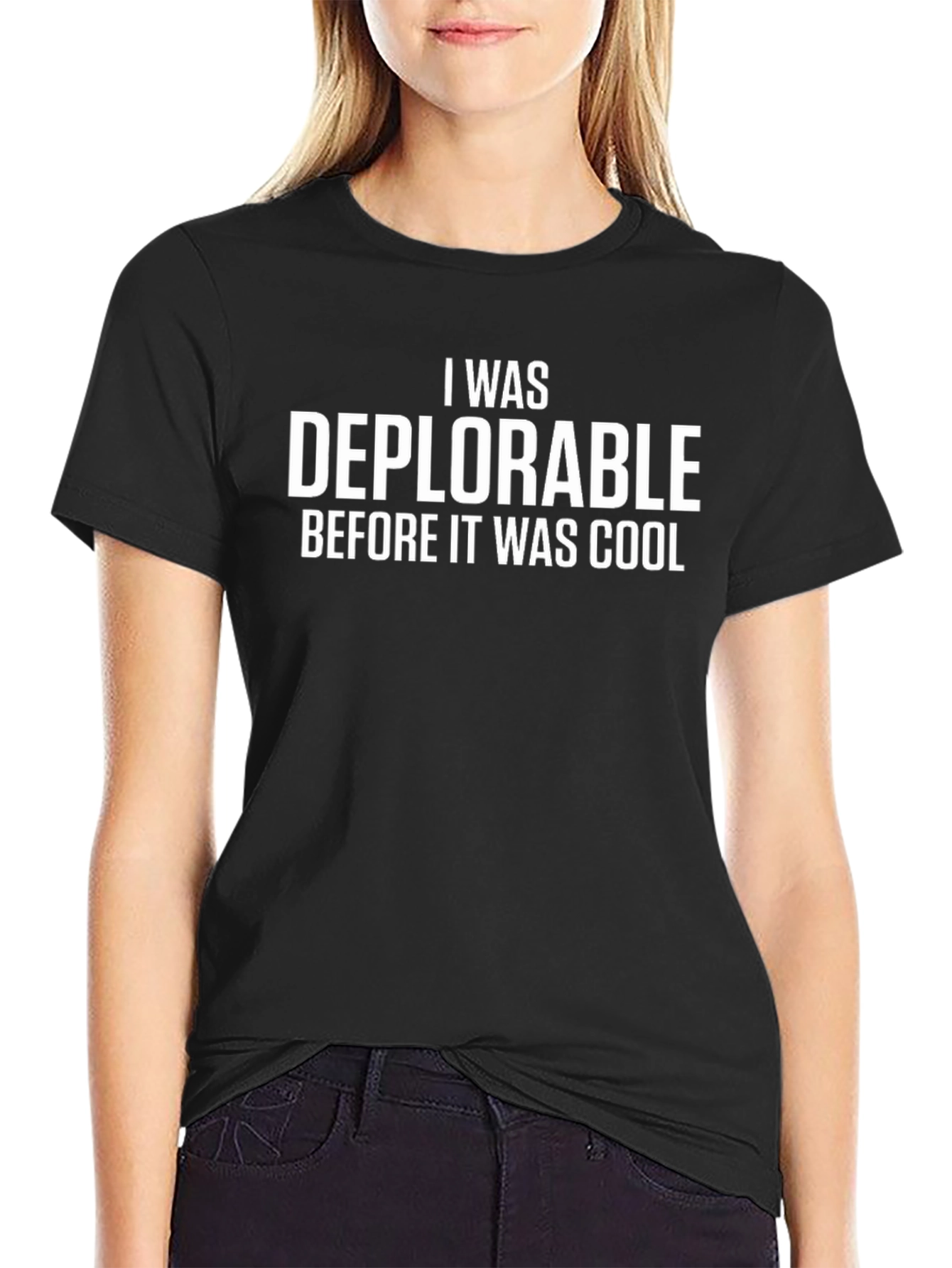 Deplorable Before Cool Black T-Shirt
