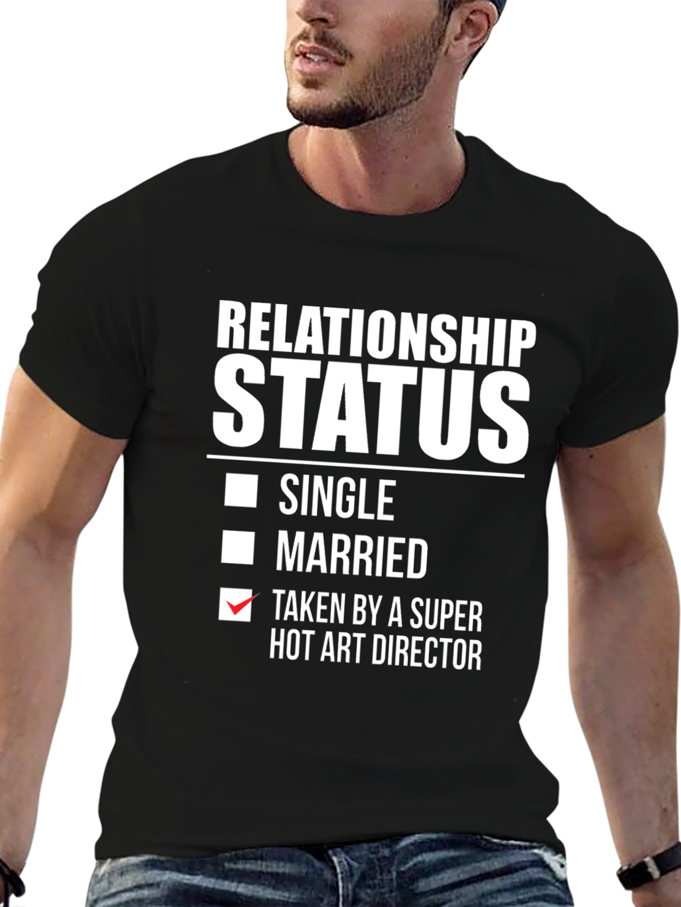 Taken by Hot Art Director T-Shirt Novelty Gift