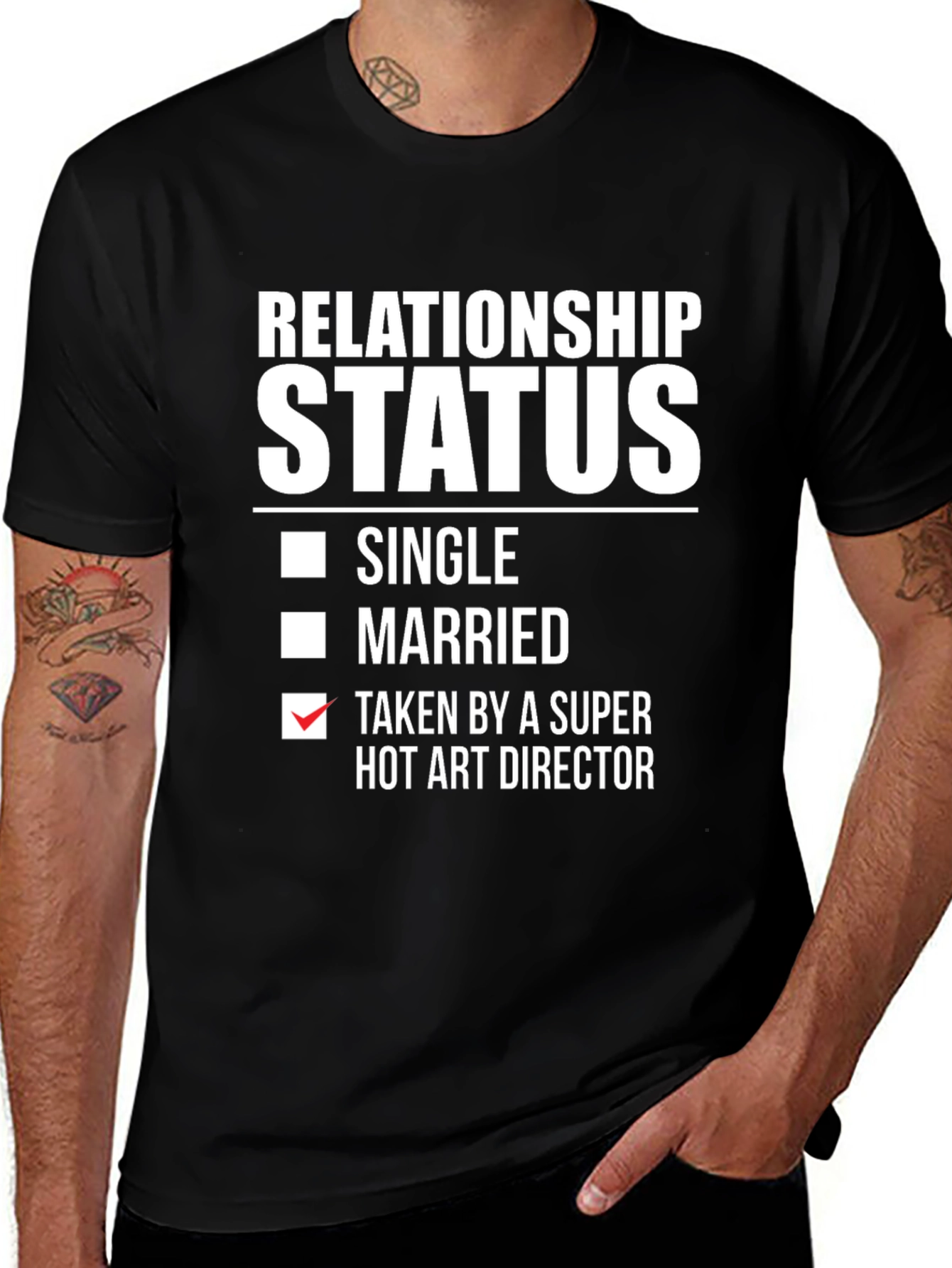 Taken by Hot Art Director T-Shirt Novelty Gift