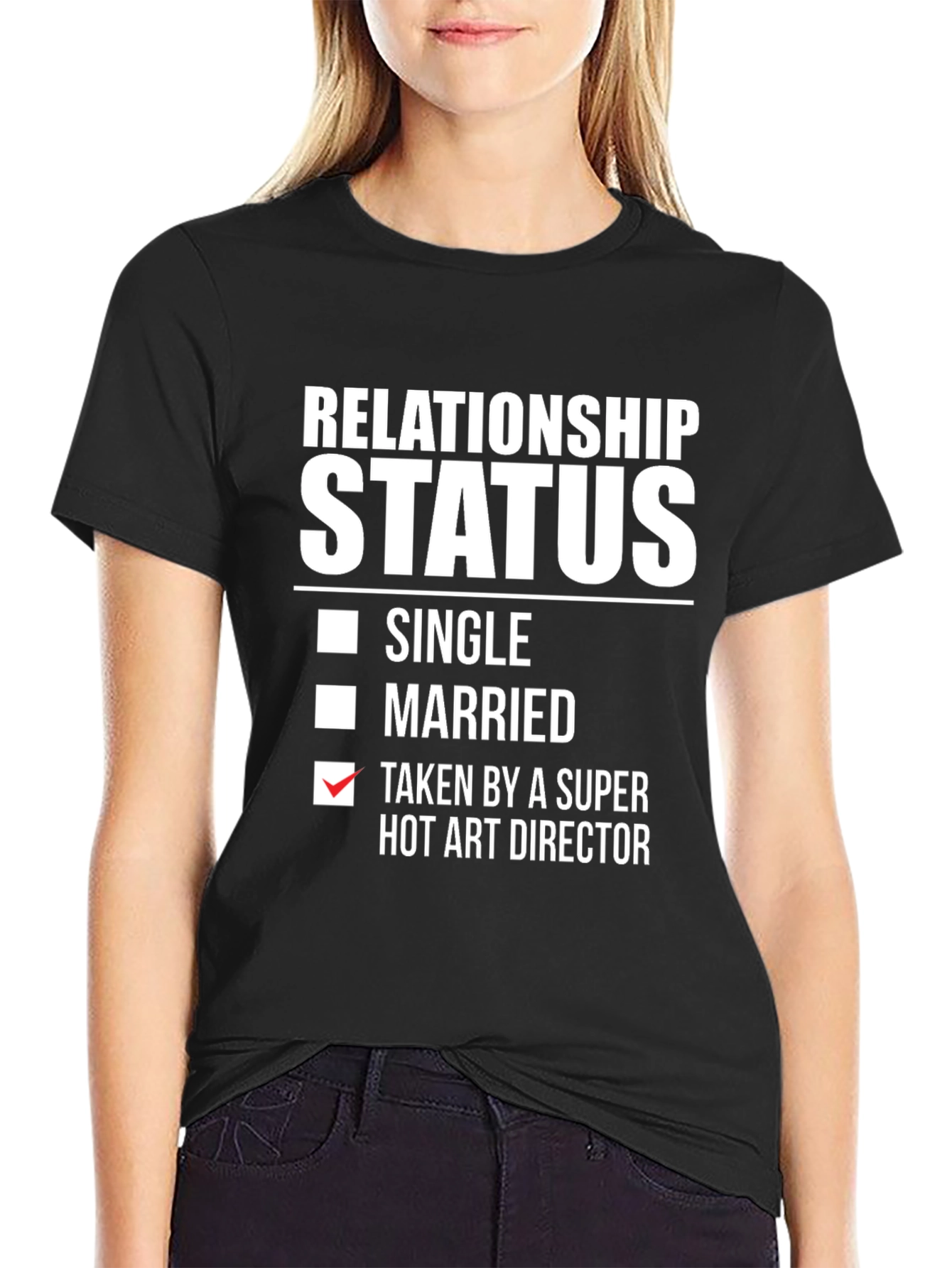 Taken by Hot Art Director T-Shirt Novelty Gift