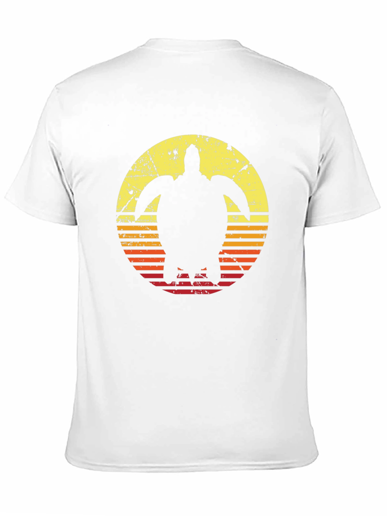 Retro Turtle Sunset Graphic T-Shirt
