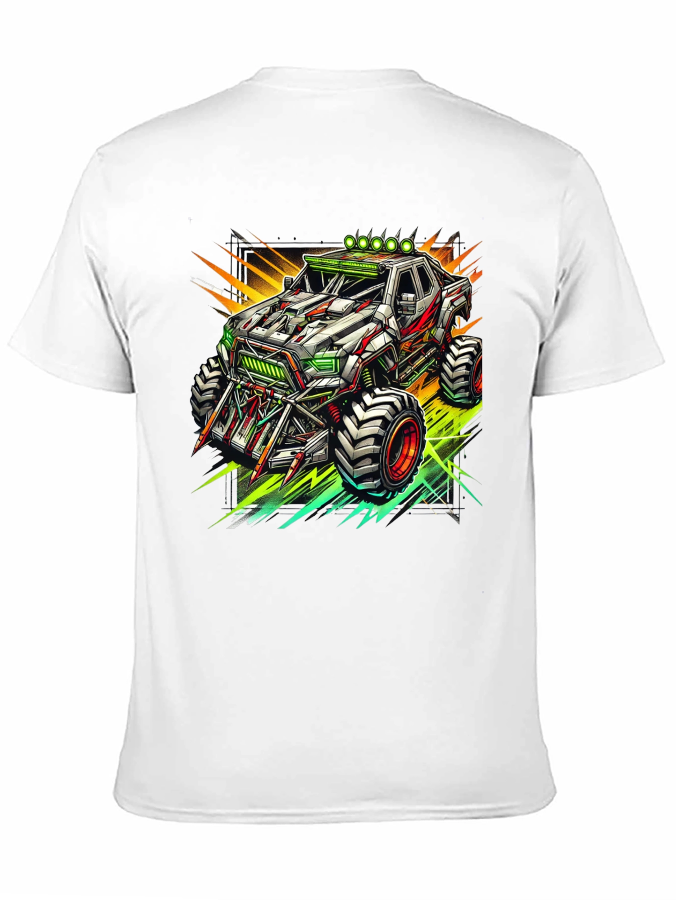 Monster Truck Graphic Tee - Cool Black T-Shirt