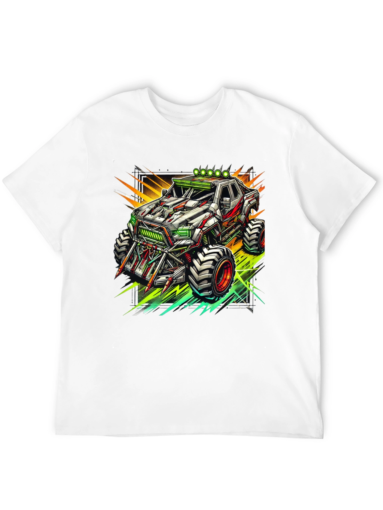 Monster Truck Graphic Tee - Cool Black T-Shirt