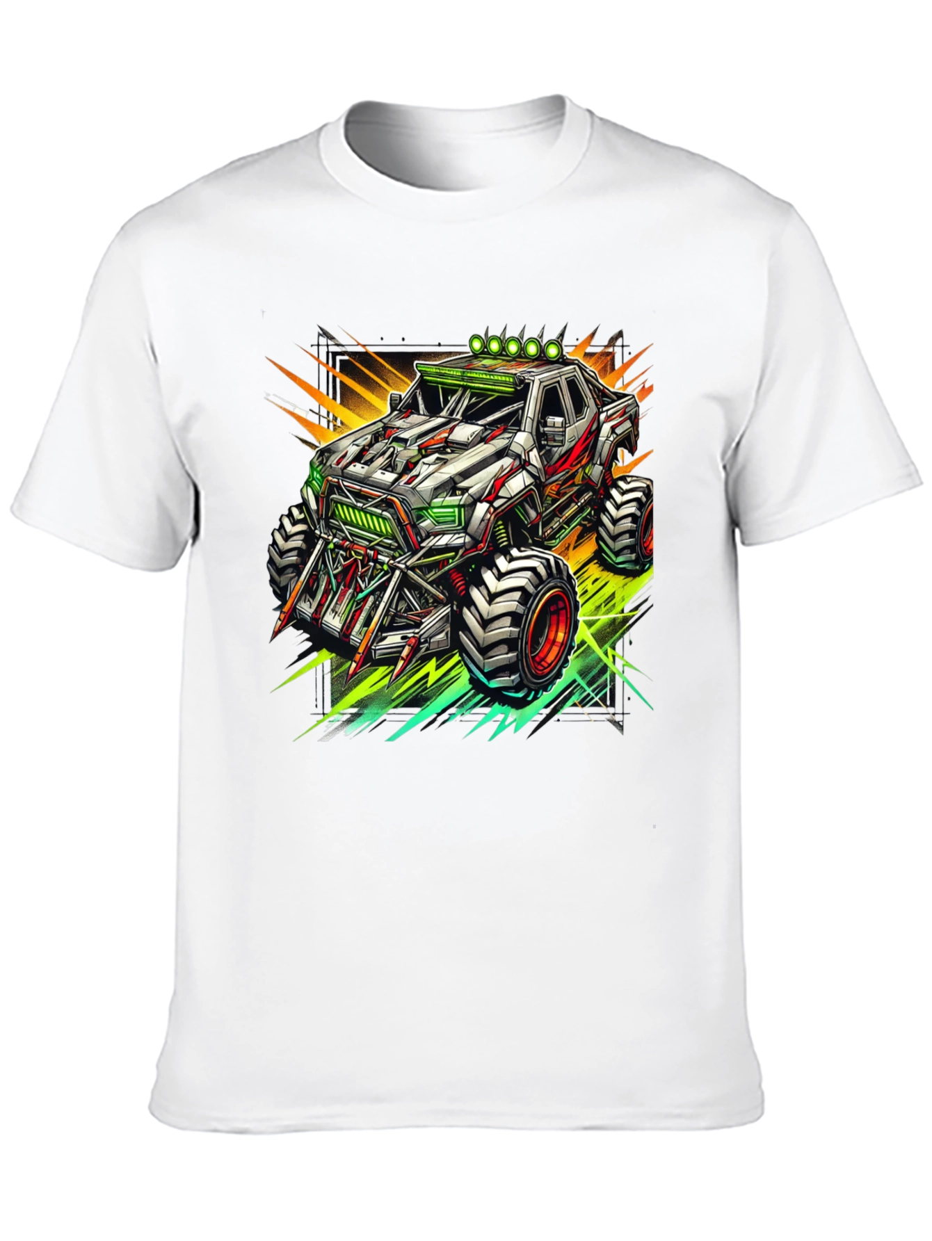 Monster Truck Graphic Tee - Cool Black T-Shirt