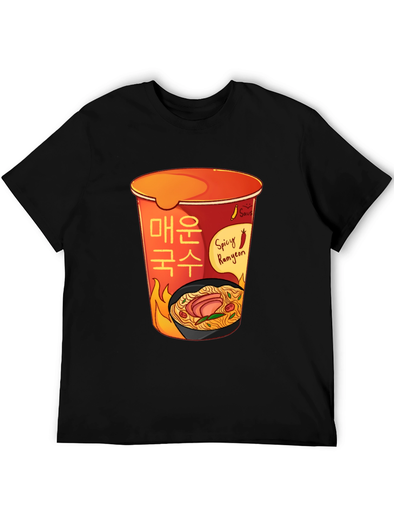 Spicy Ramyeon T-Shirt - Ramen Lover Tee