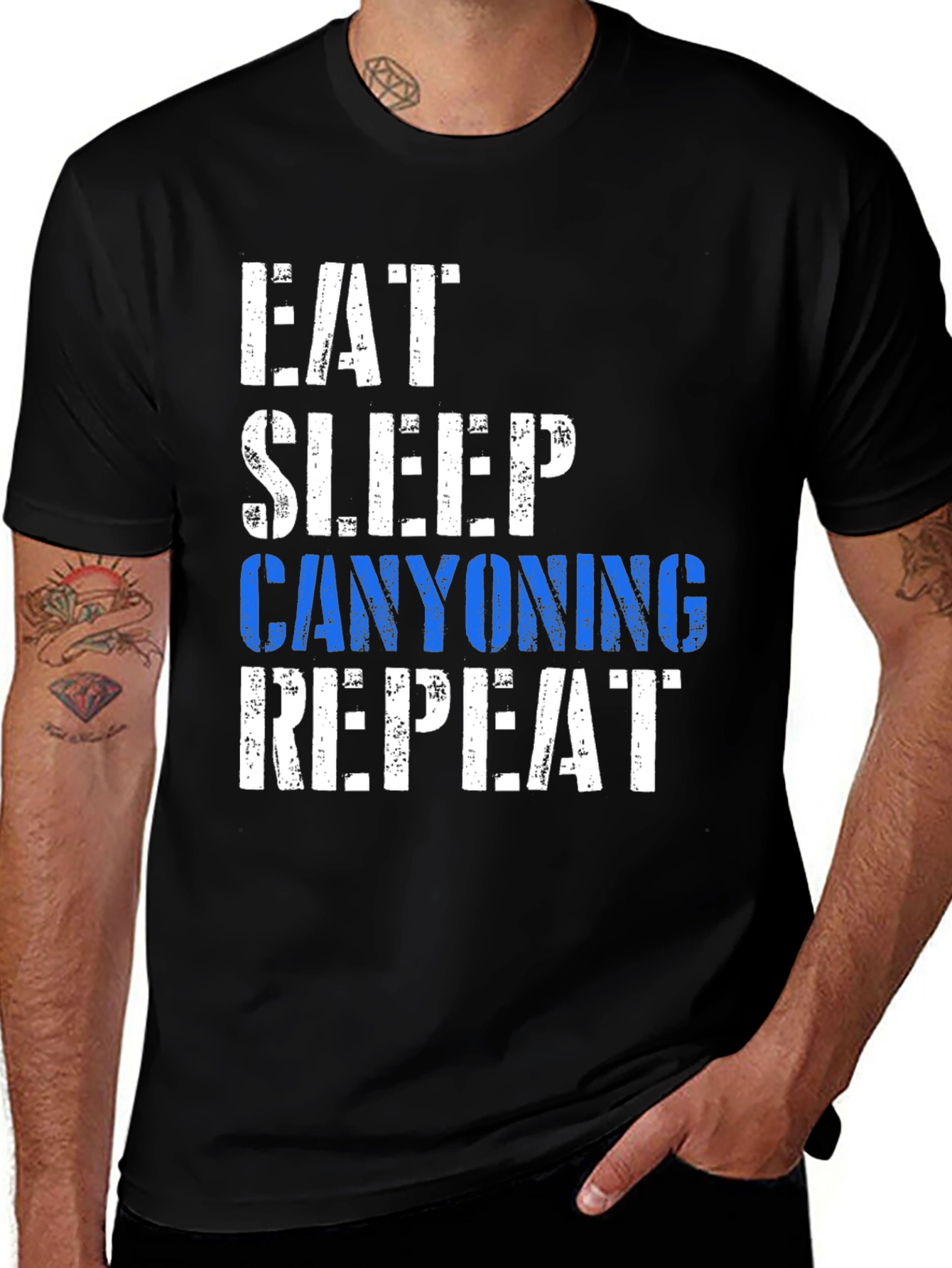 Eat Sleep Canyoning Repeat T-Shirt