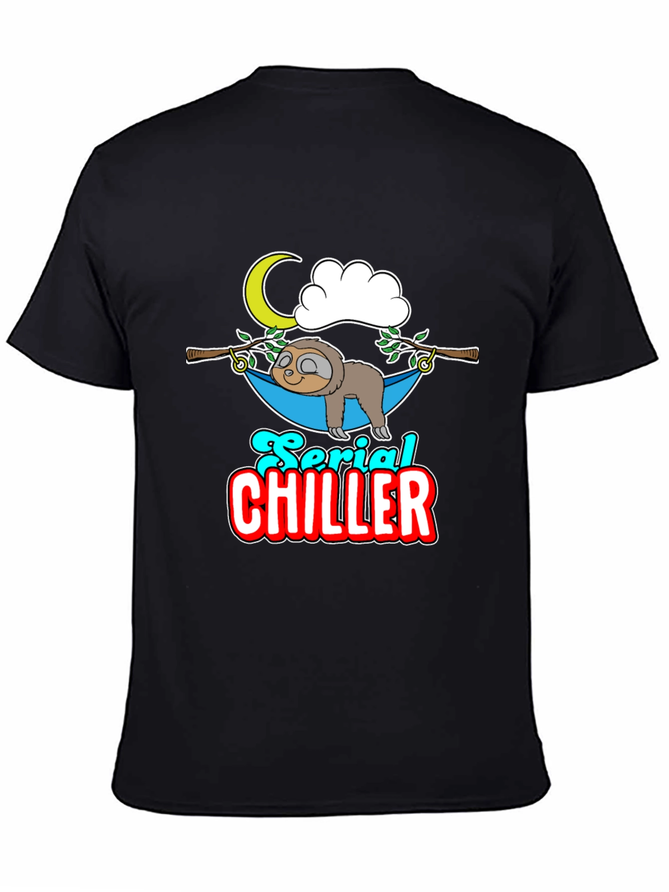 Serial Chiller Sloth Graphic T-Shirt