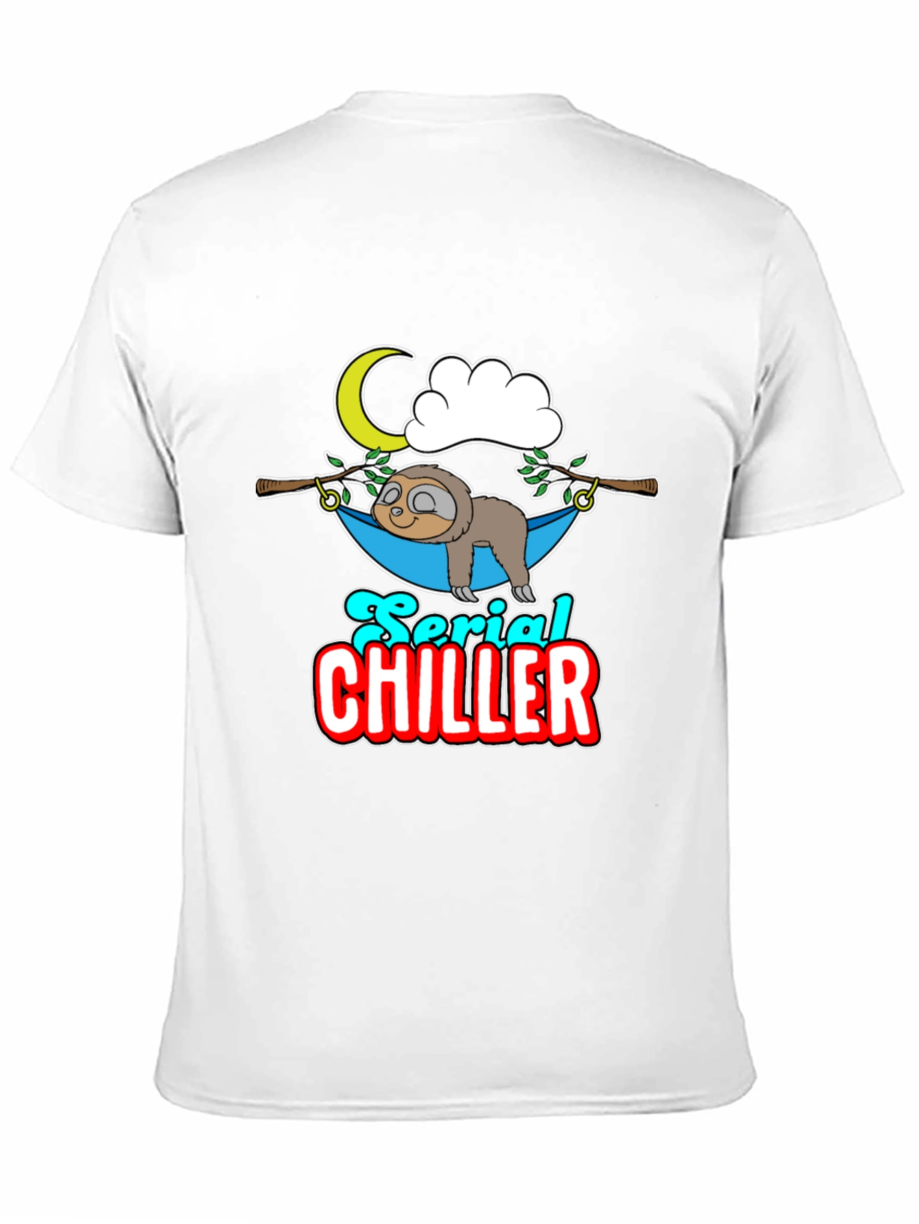 Serial Chiller Sloth Graphic T-Shirt